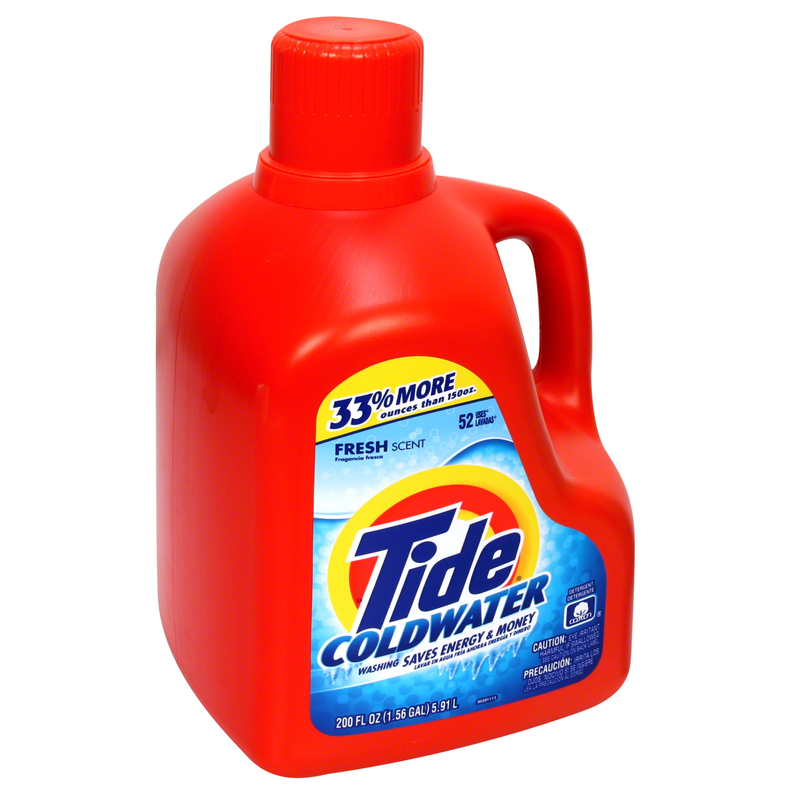 Tide Coldwater Detergent, Fresh Scent, 200 fl oz (1.56 gal) 5.91 lt at Kmart.com