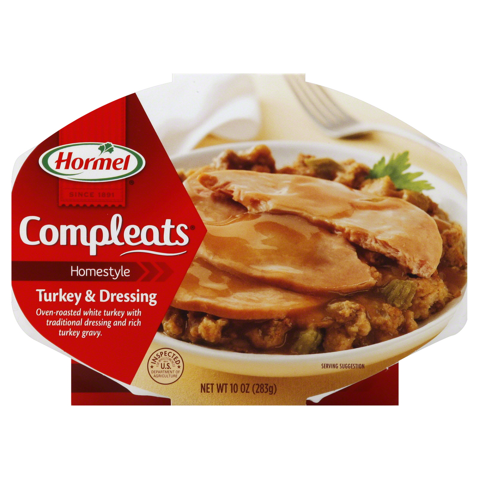 Hormel Compleats Homestyle Turkey & Dressing, 10 oz (283 g) at Kmart.com