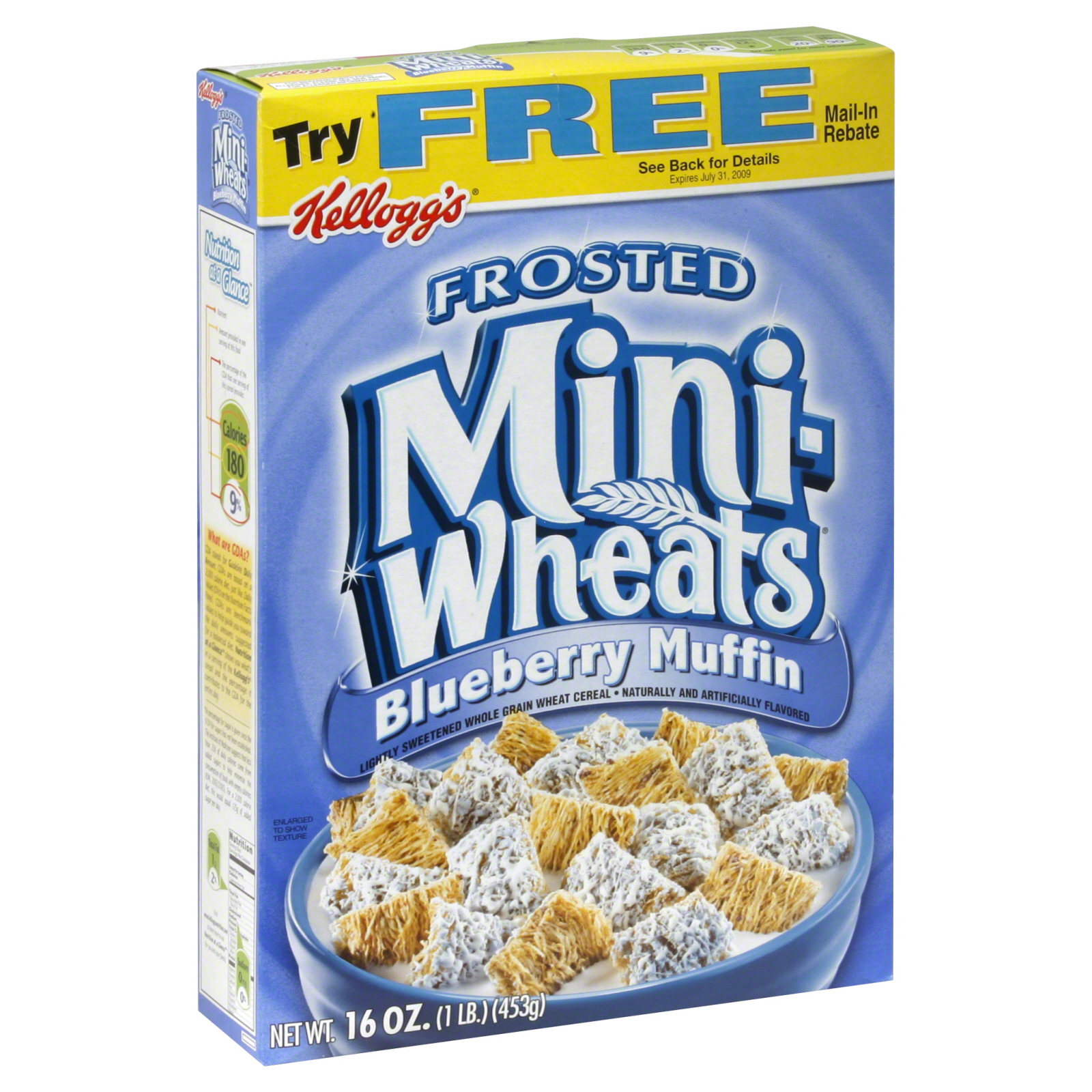 Mini-Wheats Frosted Cereal, Blueberry Muffin, 16 oz (1 lb) 453 g at Kmart.com