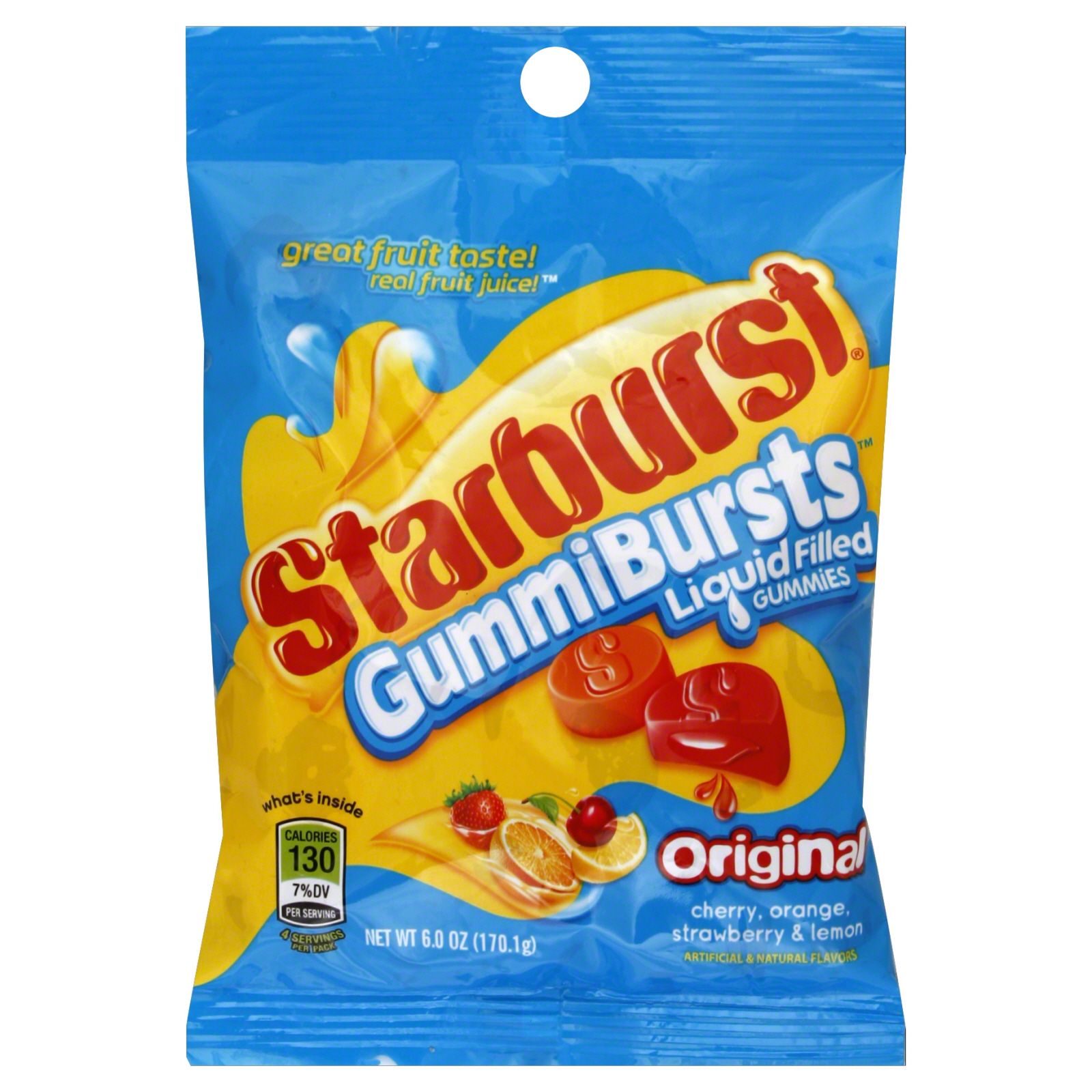 UPC 040000162643 product image for GummiBursts Liquid Filled Gummies, Original, 6 oz (170.1 g) | upcitemdb.com