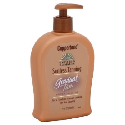 Coppertone Endless Summer Sunless Tanning Moisturizing Lotion, Gradual Tan, 9 fl oz (266 ml) at mygofer.com