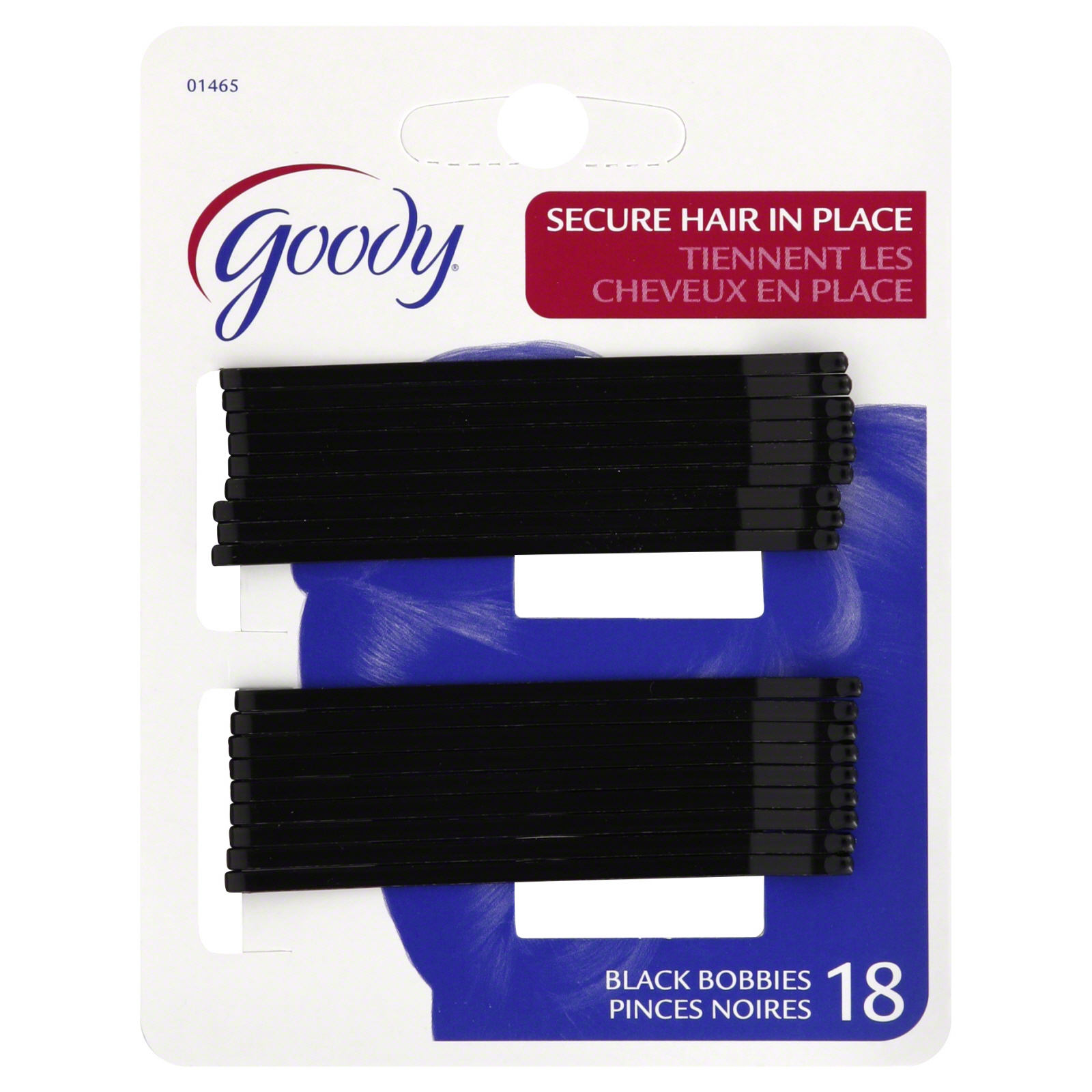 UPC 041457014653 product image for Bobbies, Black, 18 bobbies | upcitemdb.com