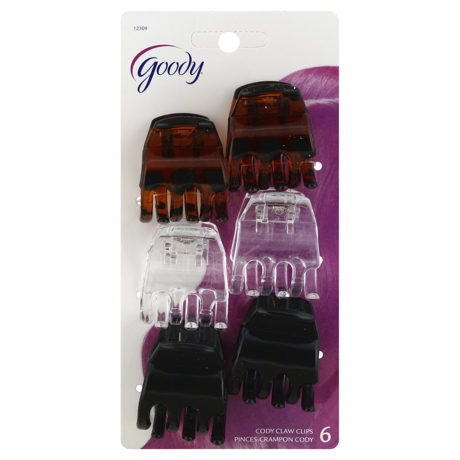 UPC 041457123096 product image for Claw Clips, Cody, 6 clips | upcitemdb.com