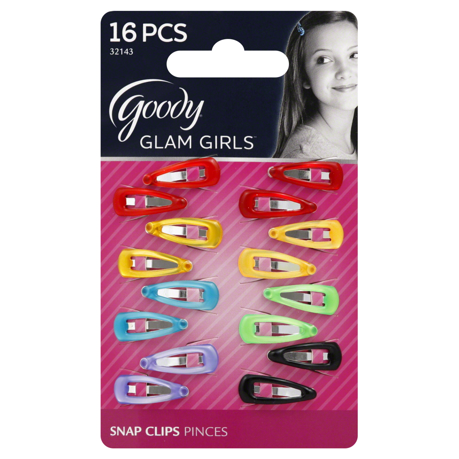 UPC 041457321430 product image for Girls Classics Mini Epoxy Contour Clip, 16 CT | upcitemdb.com