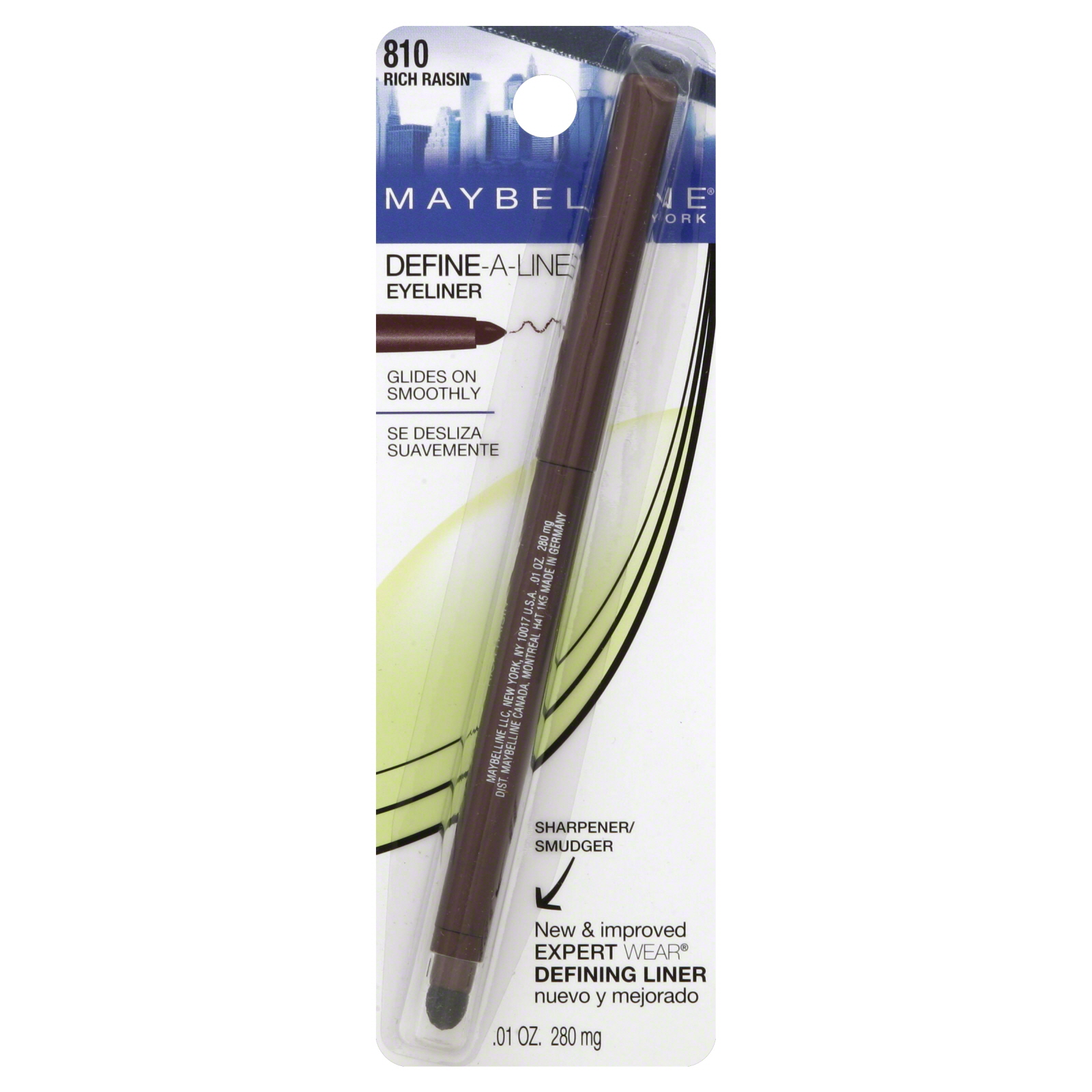 Maybelline New York Define-A-Line Eye Liner, Rich Raisin 810, 0.01 oz (280 mg) at Sears.com