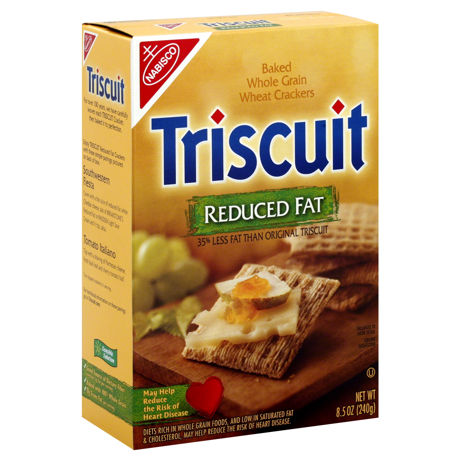 Triscuit Crackers, Reduced Fat, 8.5 oz (240 g) - Food & Grocery