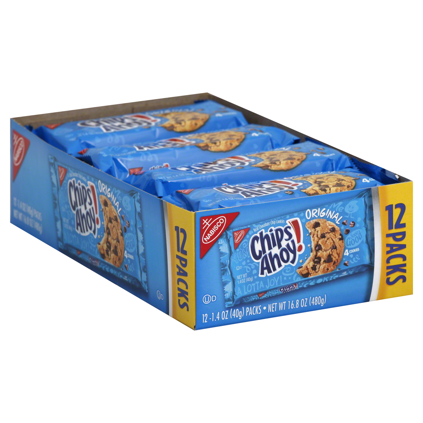 Nabisco Cookies, Real Chocolate Chip, Original, 12 - 1.4 oz (40 g) packs [16.8 oz (480 g)] at Kmart.com