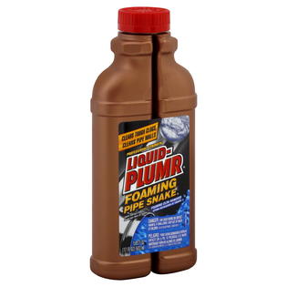 foaming pipe snake liquid clog remover plumr oz ml pt fl cleaning