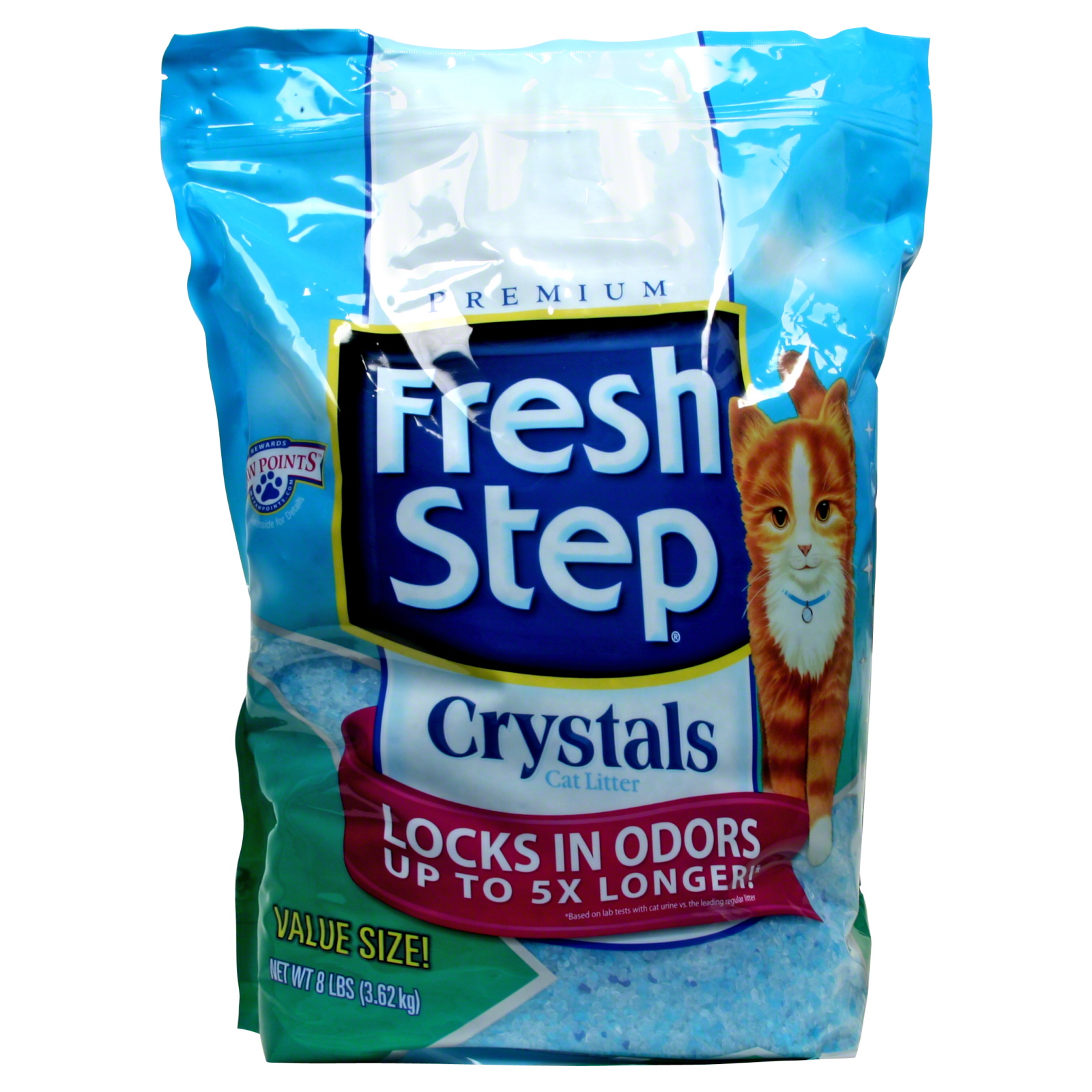 Fresh Step Premium Cat Liter, Crystals, Value Size, 8 lbs (3.62 kg ...