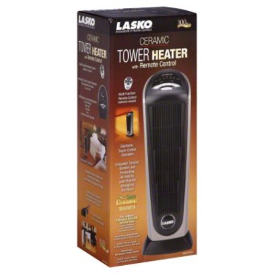Ceramic Tower Heater with Remote Control, 1 heater