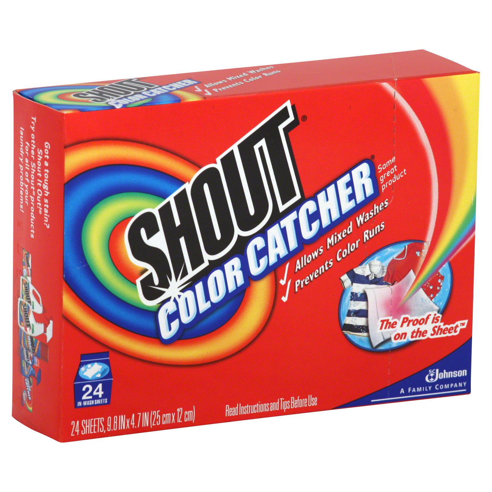 Shout Color Catcher, 24 sheets at mygofer.com