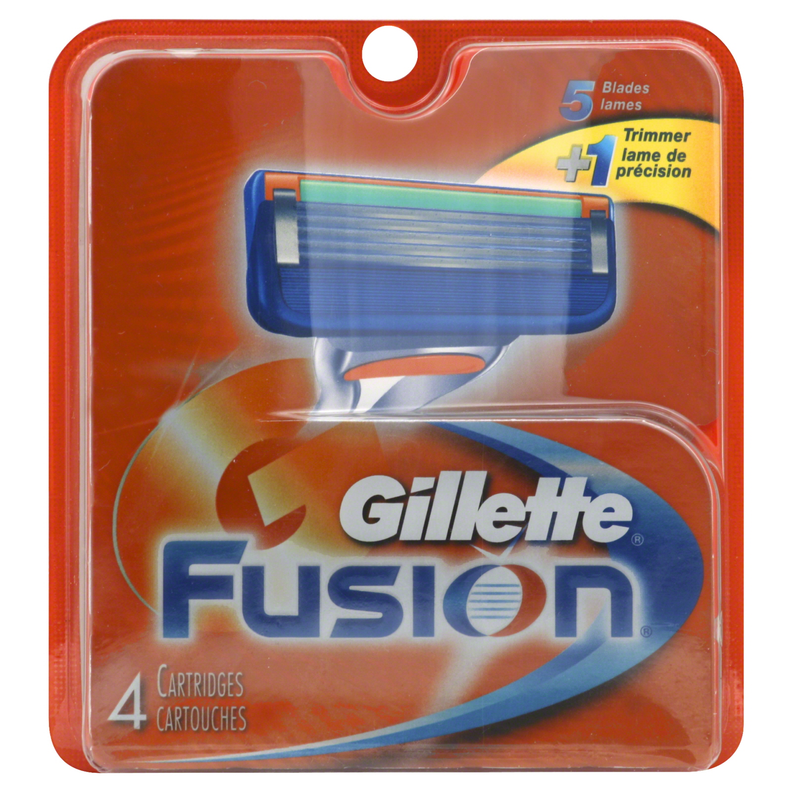 Gillette Fusion Cartridges, 4 cartridges - GILLETTE COMPANY