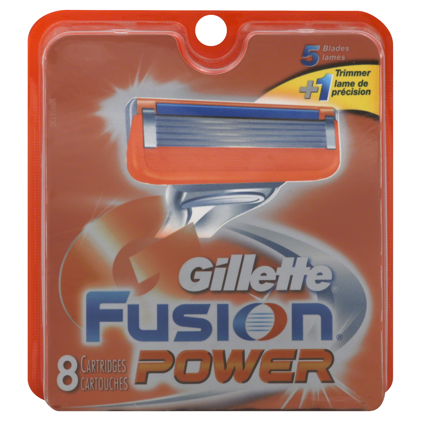 Gillette Fusion Power Cartridges, 8 cartridges - GILLETTE COMPANY