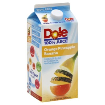 UPC 048500050026 product image for 100% Juice, Orange Pineapple Banana, 64 fl oz (2 qt) 1.89 lt | upcitemdb.com