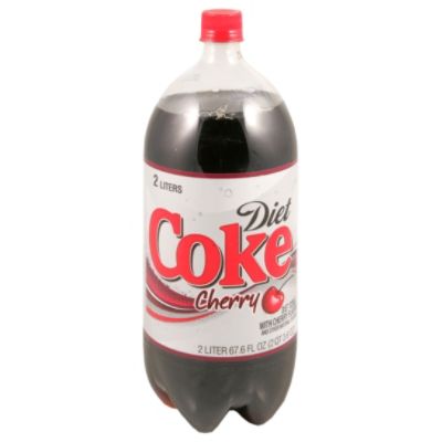 Coke Cola, Diet, Cherry, 2 lt (67.6 fl oz) 2 qt 3.6 oz at mygofer.com