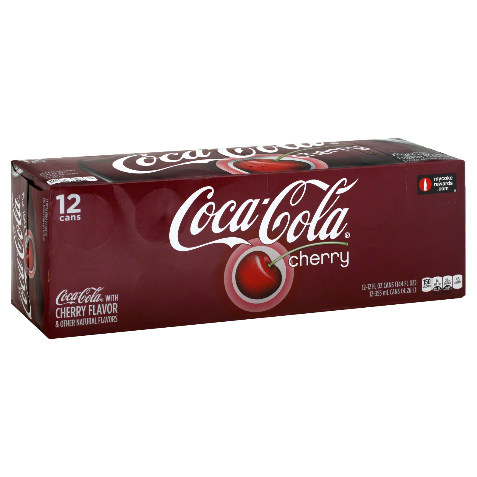 Cola, Cherry, Fridge Pack, 12 - 12 fl oz (355 ml) cans [144 fl oz (4.26 lt)]                                                     at mygofer.com