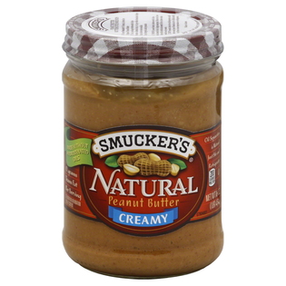 Smuckers Peanut Butter, Natural, Creamy, 16 oz (1 lb) 454 ...