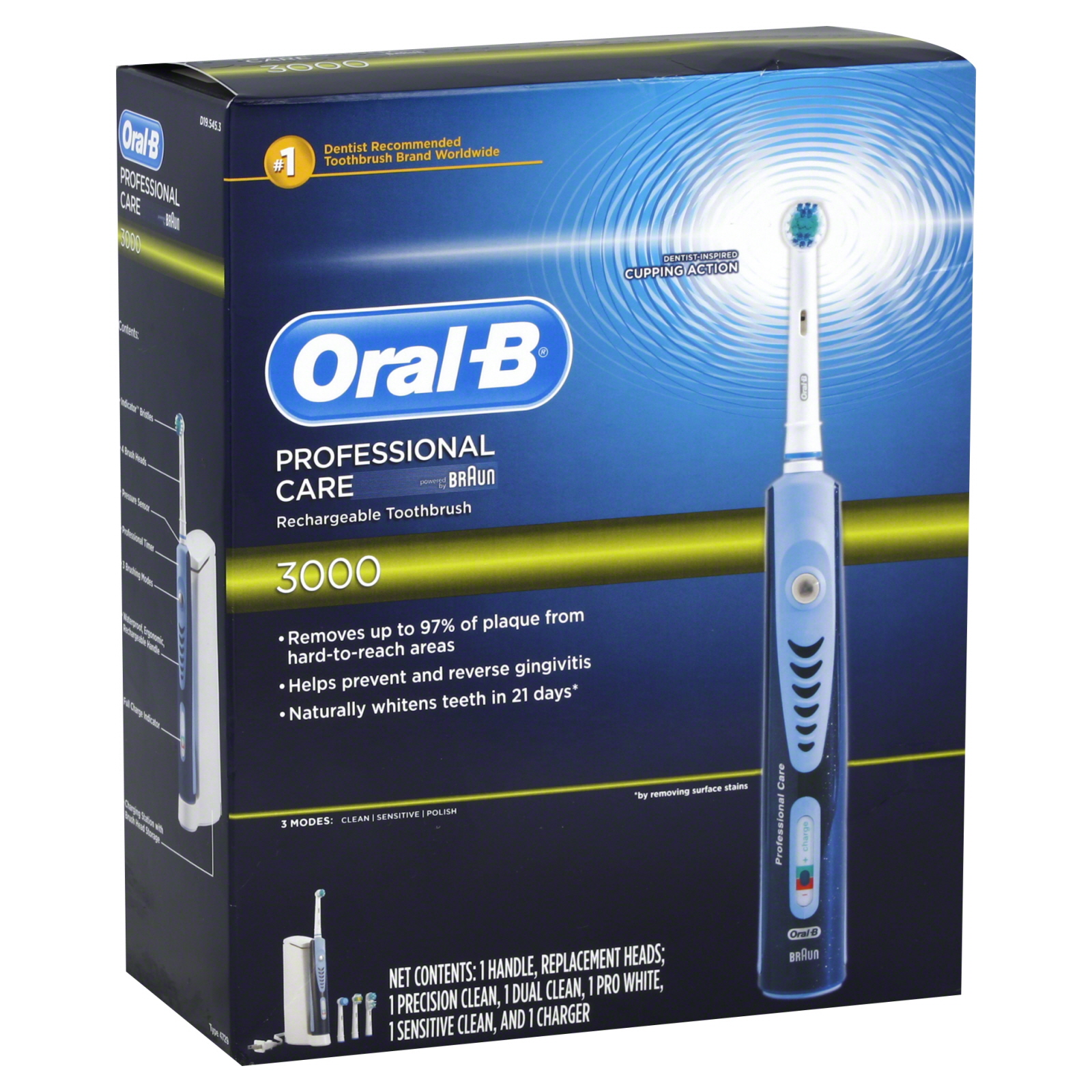 Professional Care Rechargeable Toothbrush, 1 toothbrush