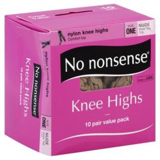 No Nonsense Womens Knee Highs, 10pk - Walmart.com