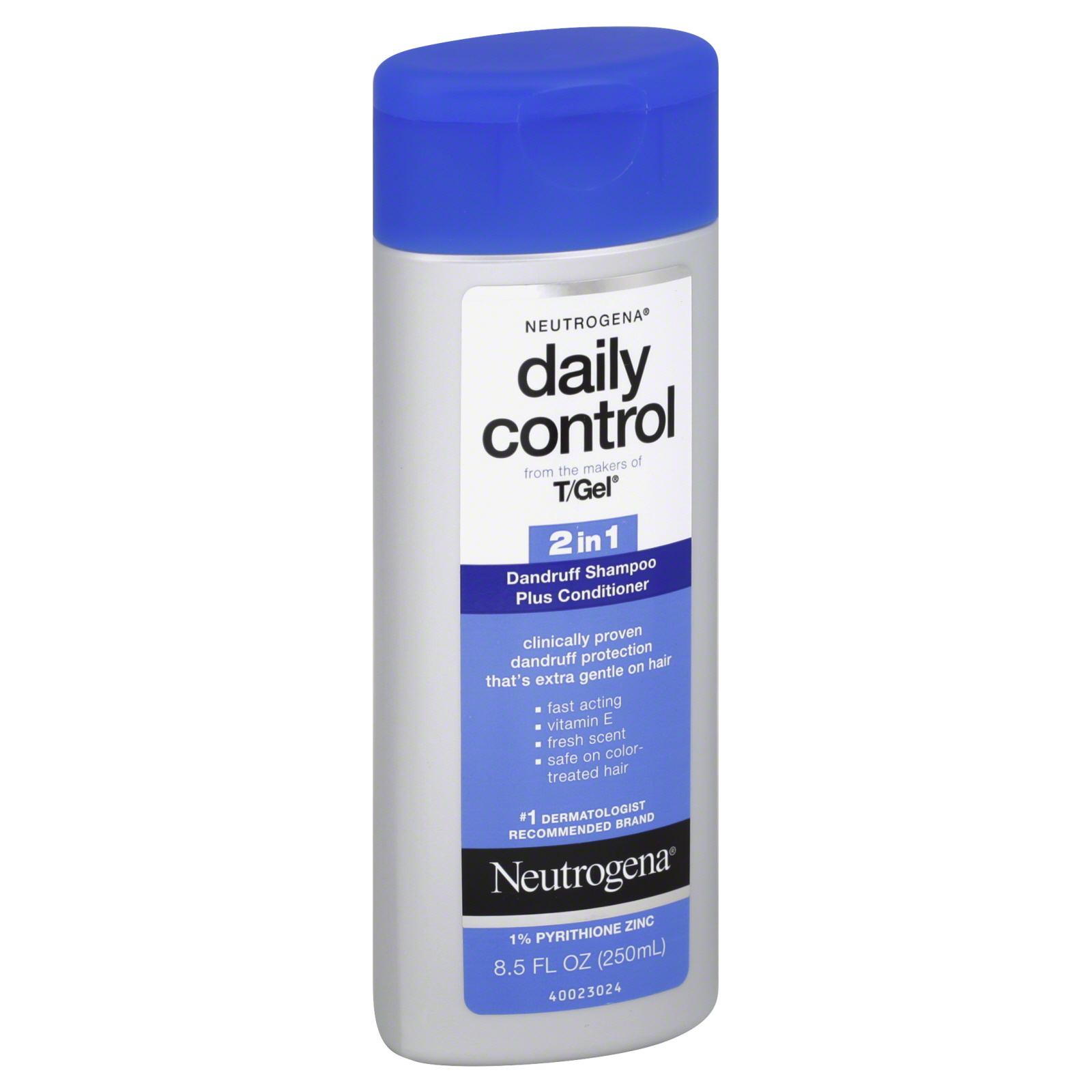 Neutrogena T/Gel Shampoo Plus Conditioner, 2 in 1, Daily Control, 8.5 fl oz (250 ml)