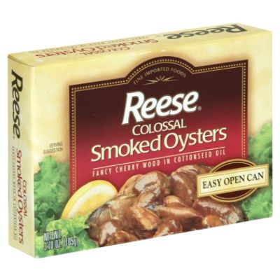 Reese Smoked Oysters, Colossal, 3.7 oz (105 g) at Kmart.com
