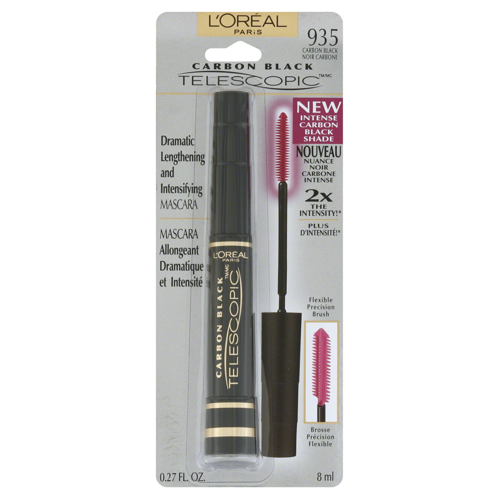 L'Oreal Telescopic Mascara, Carbon Black 935, 0.27 fl oz (8 ml) at Sears.com