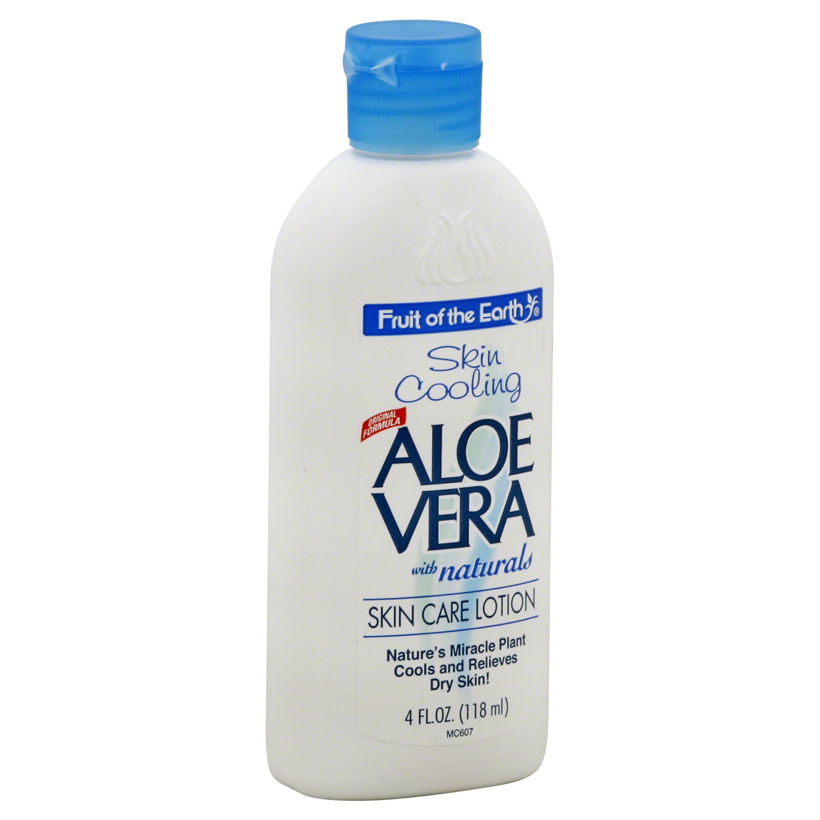 fruit of the earth skin care lotion  aloe vera  skin cooling  4 fl oz  118 ml