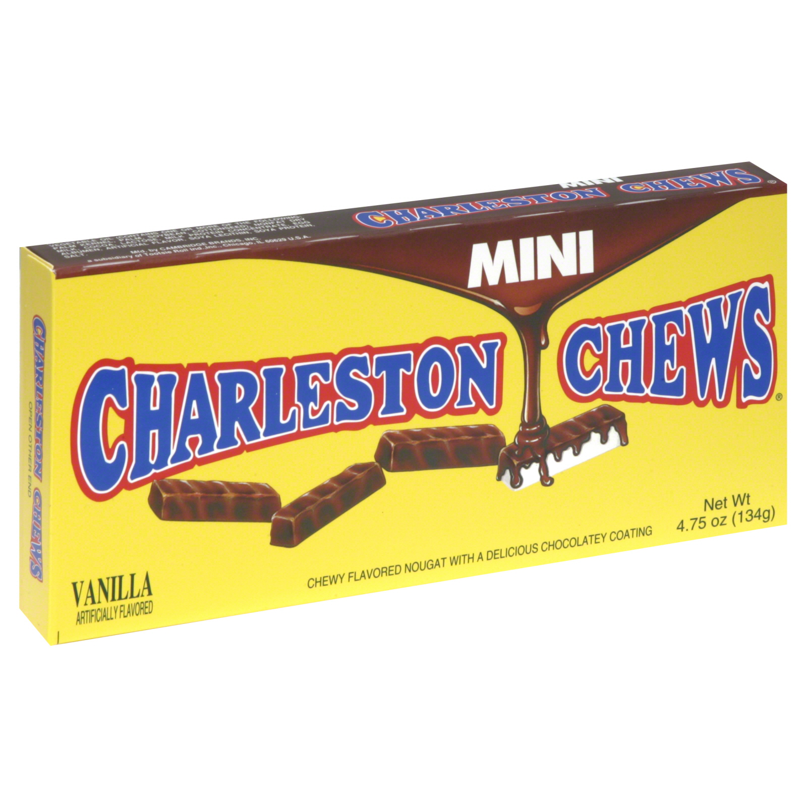 Charleston Chew Chewy Flavored Nougat, Chocolatey Coating, Mini, Vanilla, 4.75 oz (134 g) at Kmart.com