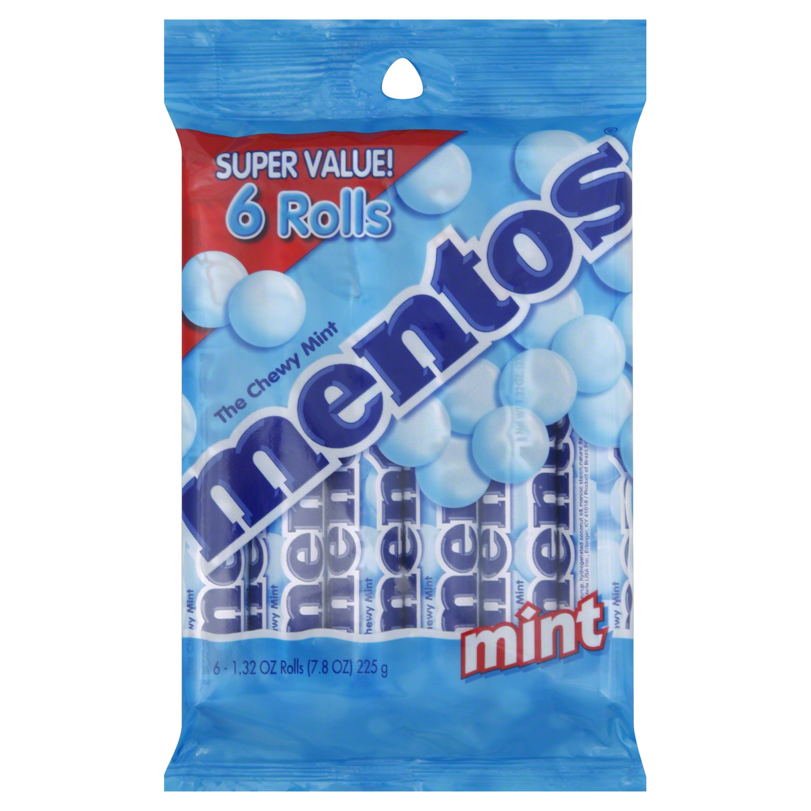 Mentos The Chewy Mint, Mint, 6 - 1.3 oz rolls [7.8 oz (225 g)] at Kmart.com