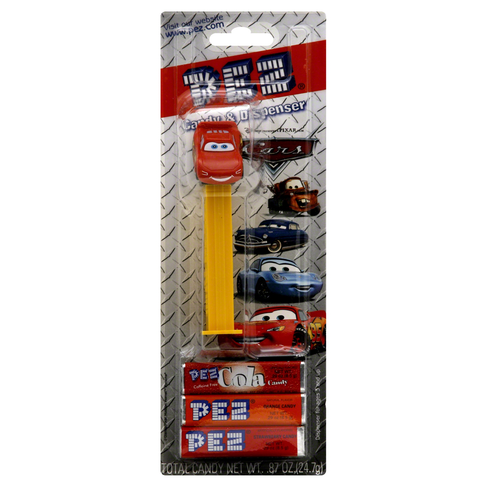 UPC 073621098855 product image for Dispenser & Candy, Cars, 1 dispenser & candy [0.87 oz (24.7 g)] | upcitemdb.com