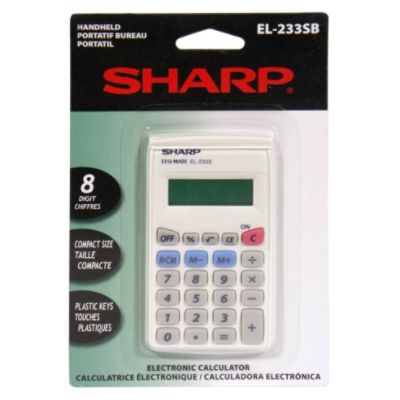 Electronic Calculator, 8 Digit, Handheld, 1 calculator