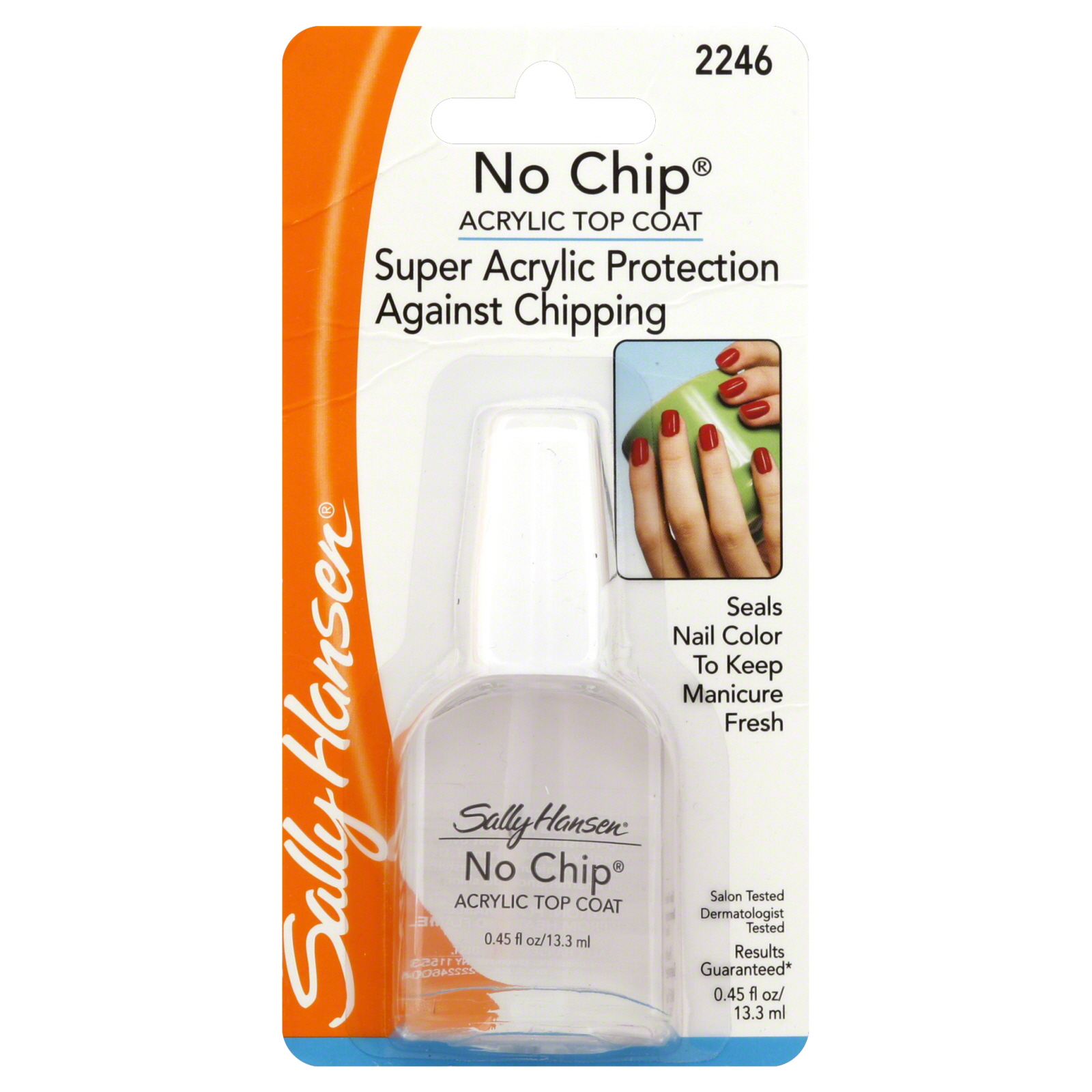 Sally Hansen No Chip Top Coat, Acrylic, 0.45 fl oz (13.3 ml) at Sears.com