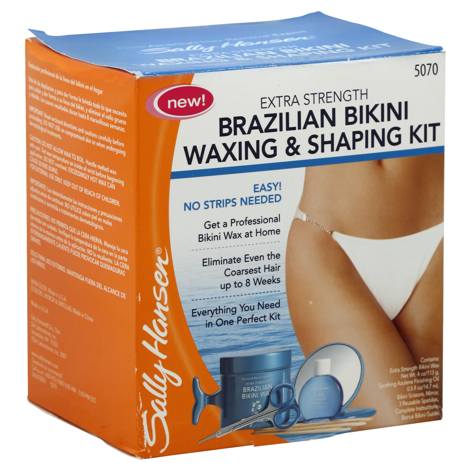 UPC 074170302097 product image for Sally Hansen Brazilian Bikini Waxing & Shaping Kit, Extra Strength, 1 kit - DEL  | upcitemdb.com