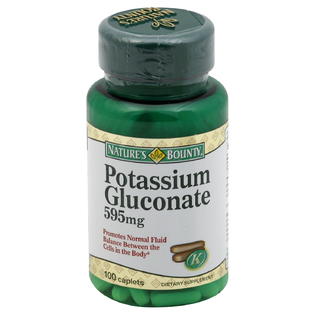 What is potassium gluconate?