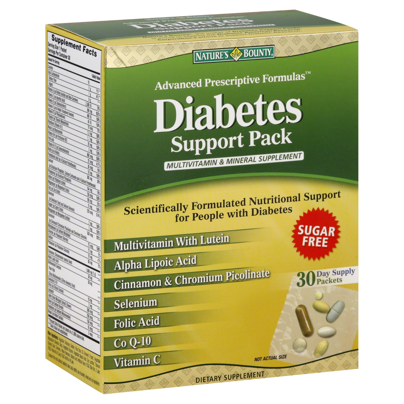 Nature Made Diabetes Health Pack, Daily, 30 packets Health & Wellness