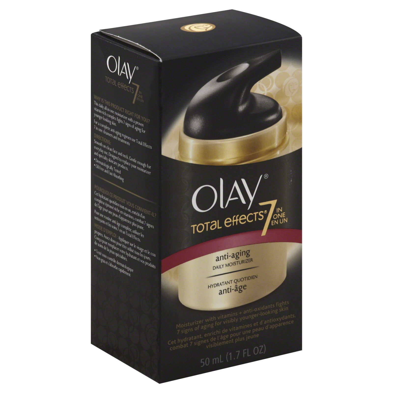Olay Total Effects 7 in One Daily Moisturizer, Anti-Aging, 1.7 fl oz (50 ml)