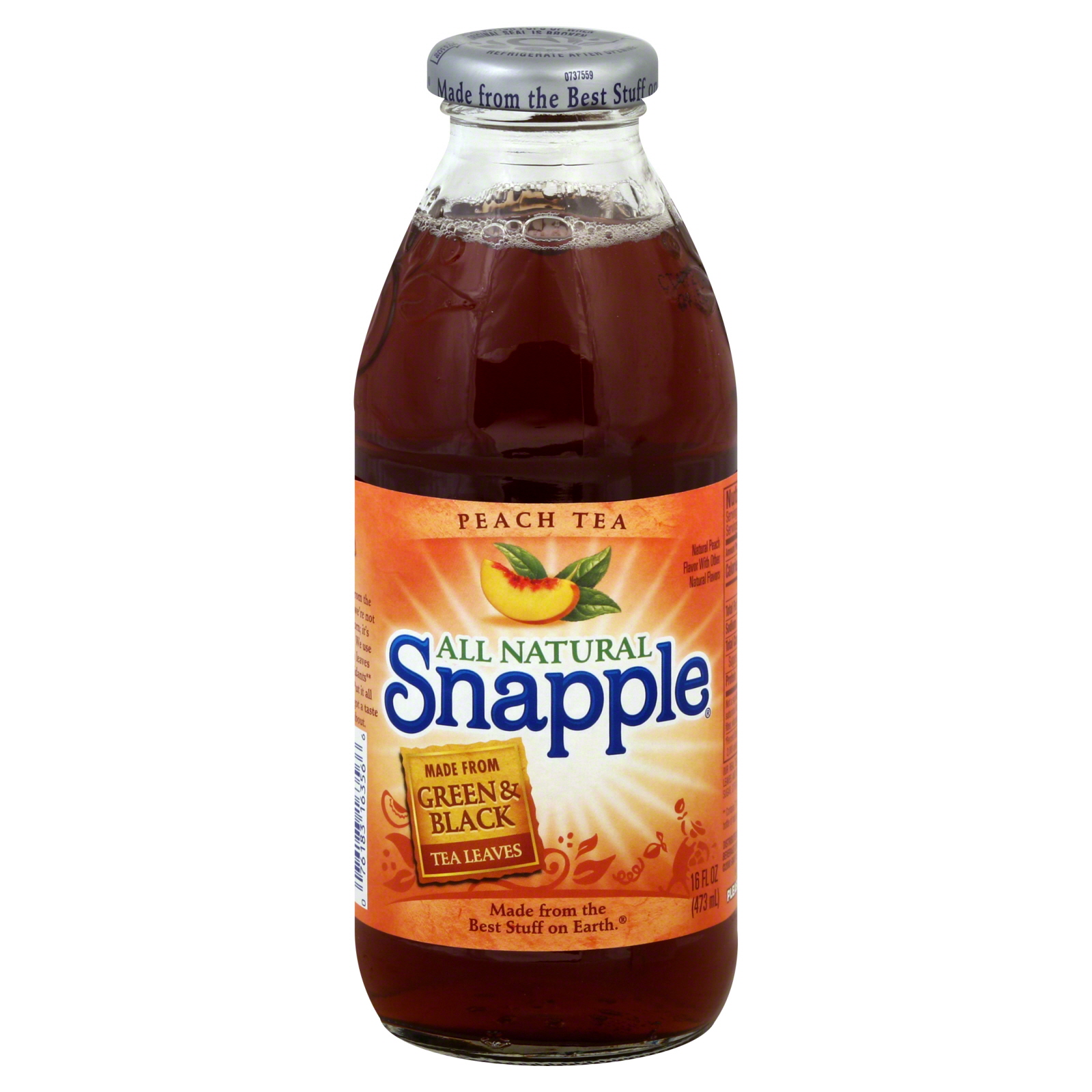 Snapple Tea, Peach, 16 fl oz (473 ml) at Kmart.com