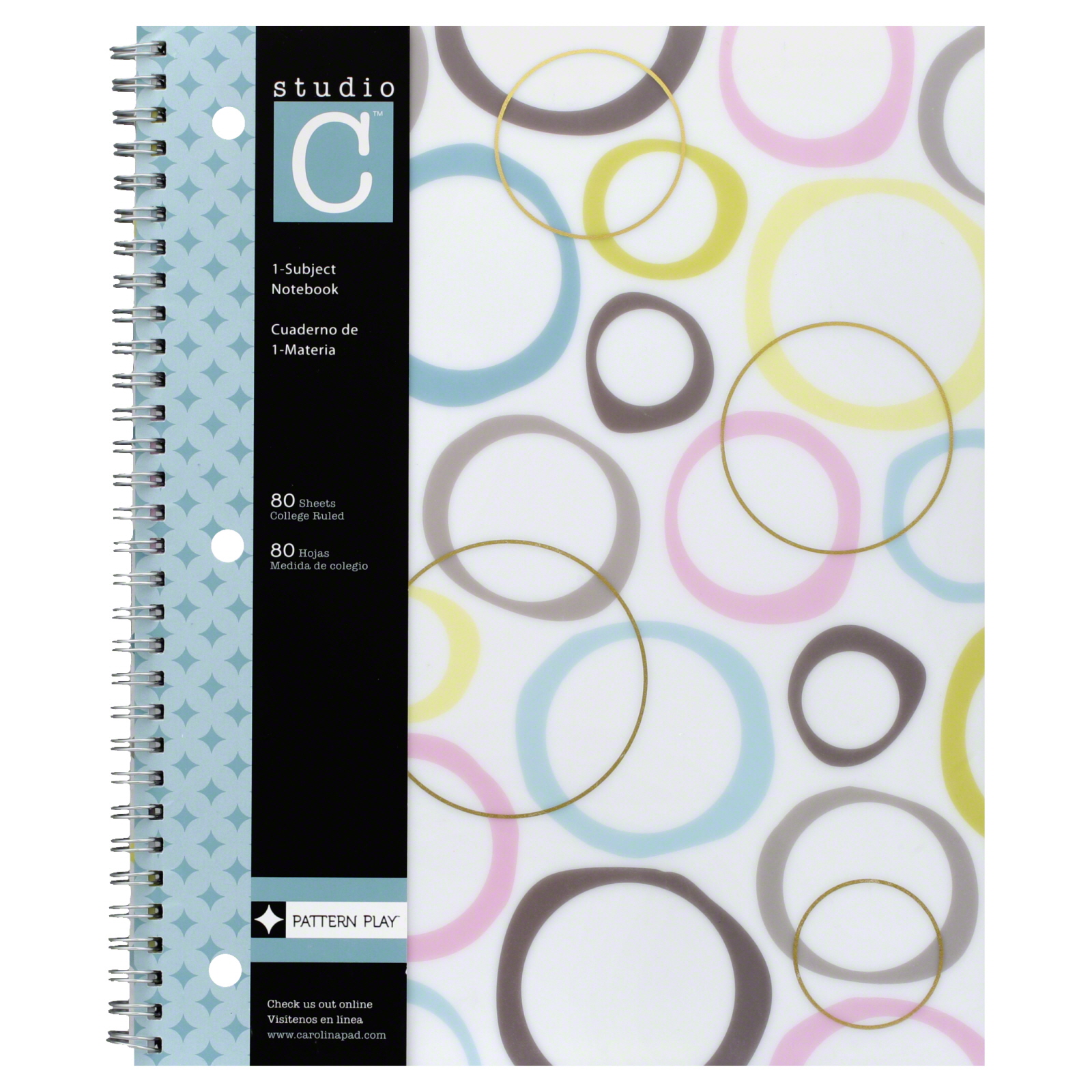 U:create Notebook, 1-Subject, College Ruled, 80 sheets, Pattern Play, 1 notebook at Kmart.com