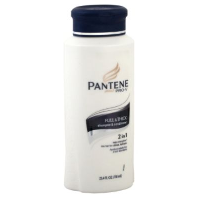 Pantene Shampoo & Conditioner, Full & Thick, 25.4 fl oz (750 ml) at Kmart.com