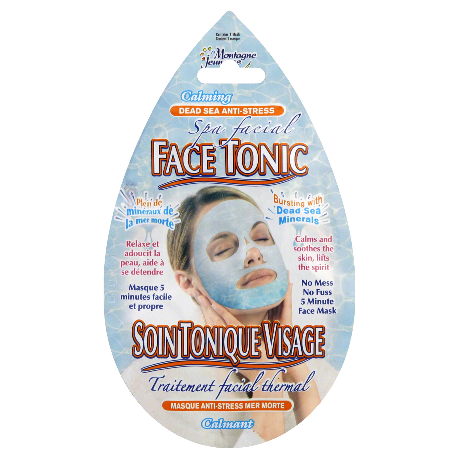 Montagne Jeunesse Face Tonic, Calming Spa Facial, 1 mask at Kmart.com