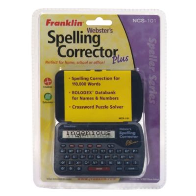 Franklin Electronic Webster's Spelling Corrector Plus, 1 each at Kmart.com