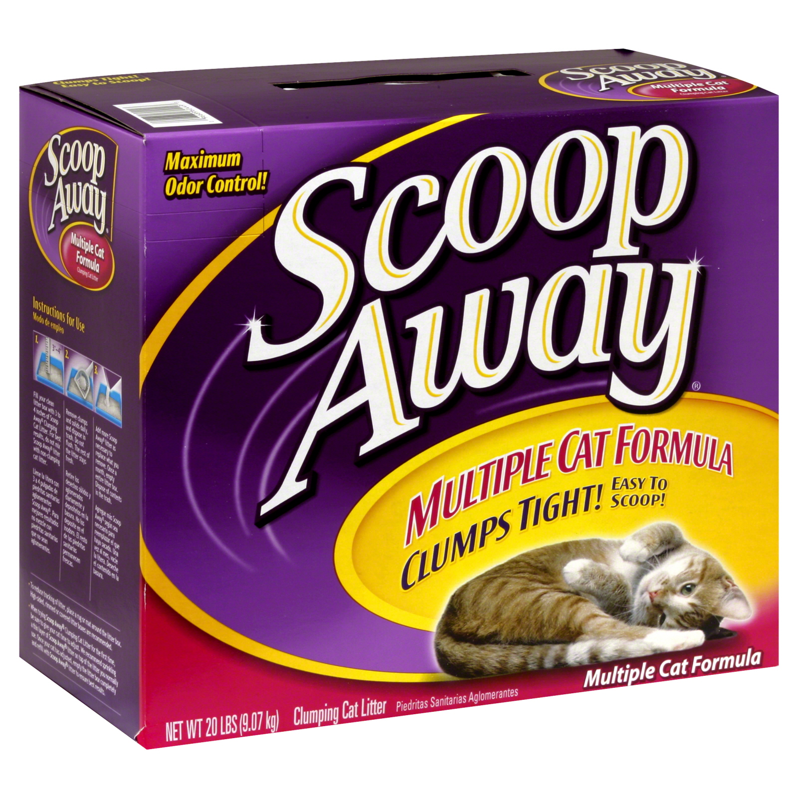 UPC 096689604493 Scoop Away Cat Litter, Clumping, Multiple Cat
