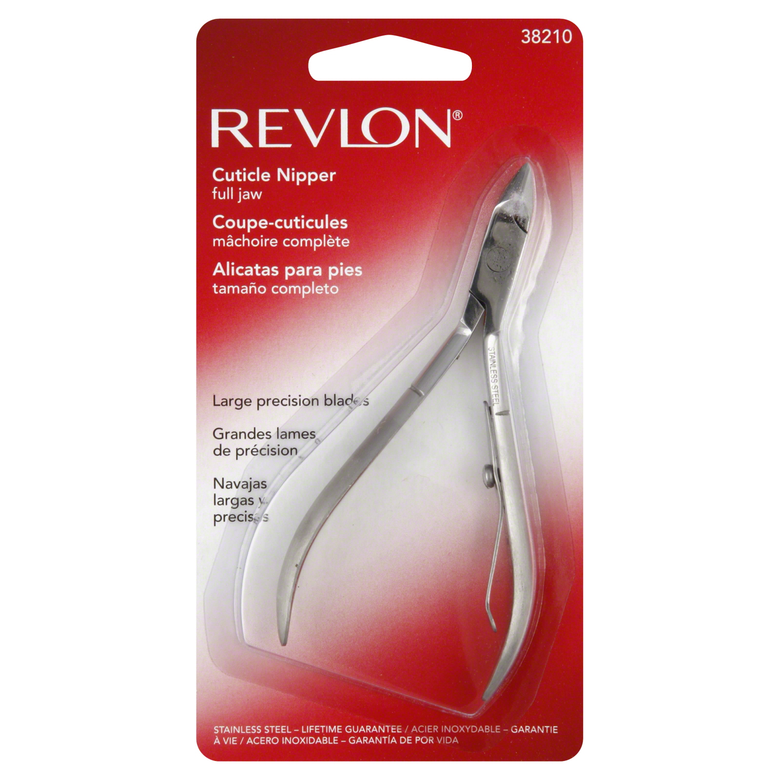 Revlon Cuticle Nipper, Full Jaw, 1 nipper - REVLON CONSUMER PRODUCTS CORP.