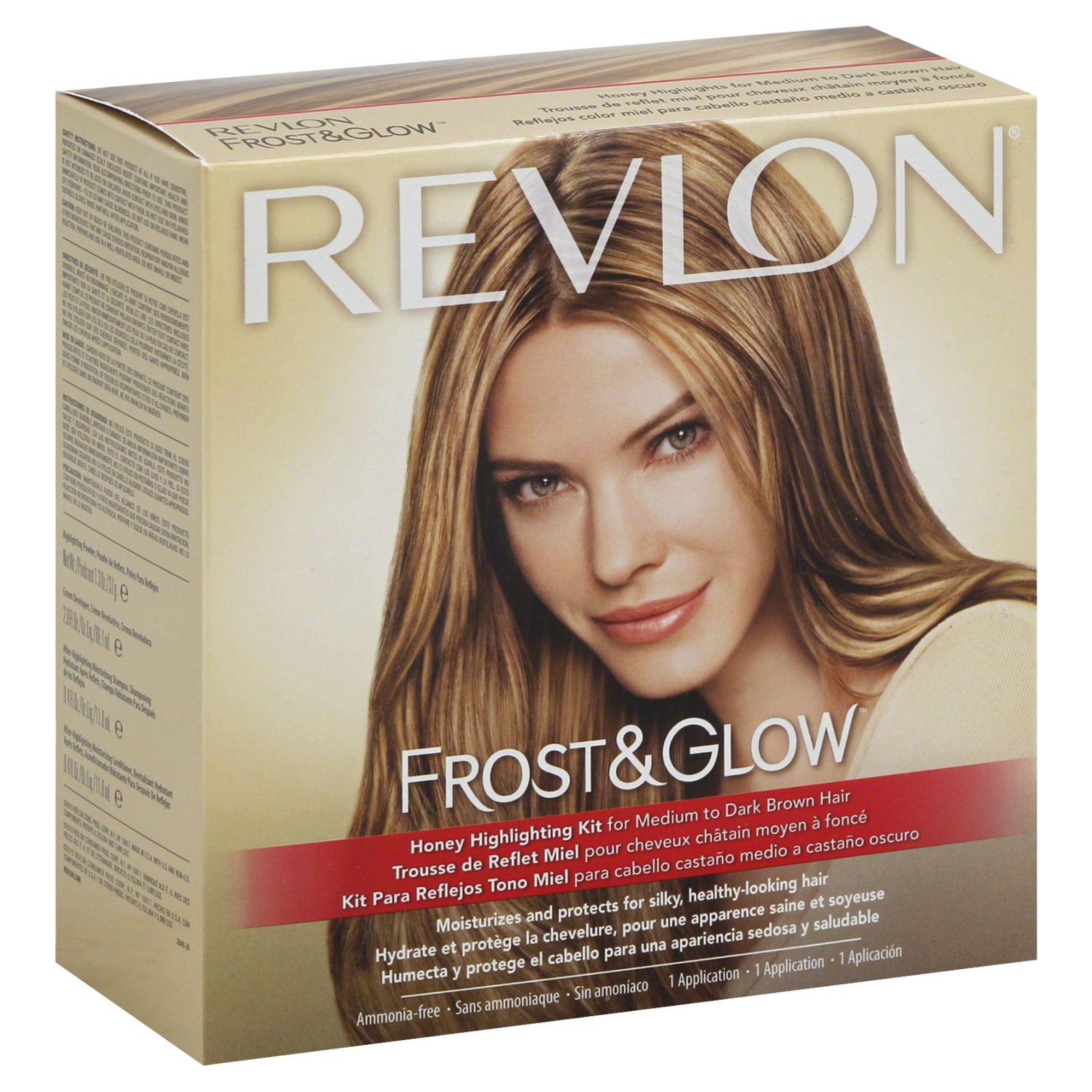 Revlon Frost & Glow Highlighting Kit, Honey, for Medium to.