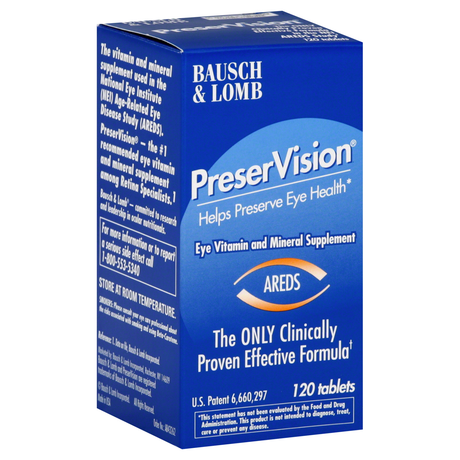 Bausch Lomb Ocuvite PreserVision Eye Vitamin and Mineral Supplement Bausch Lomb Ocuvite PreserVision Eye Vitamin and Mineral Supplement