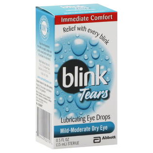 Blink Eye Drops, Lubricating, MildModerate Dry Eye, 0.5 fl oz 15 ml 