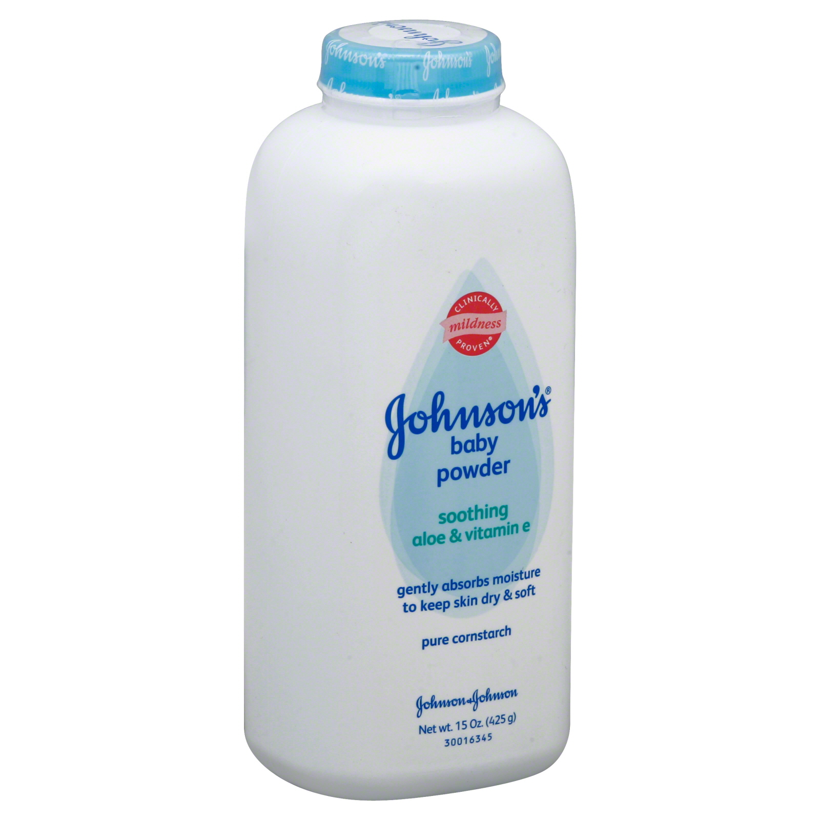 Johnson & Johnson Baby Powder, Soothing Aloe & Vitamin E, 15 oz (425 g) at mygofer.com