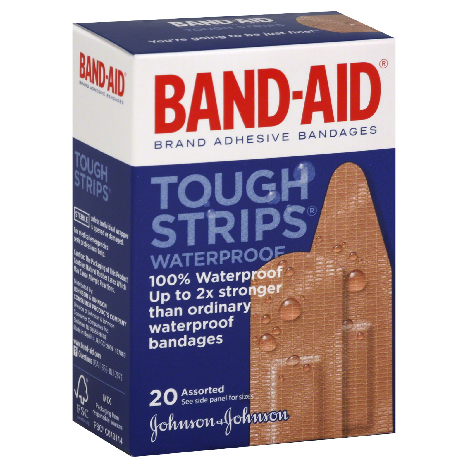 Nexcare Active Bandages, Waterproof, Latex Free, Assorted, 30 bandages