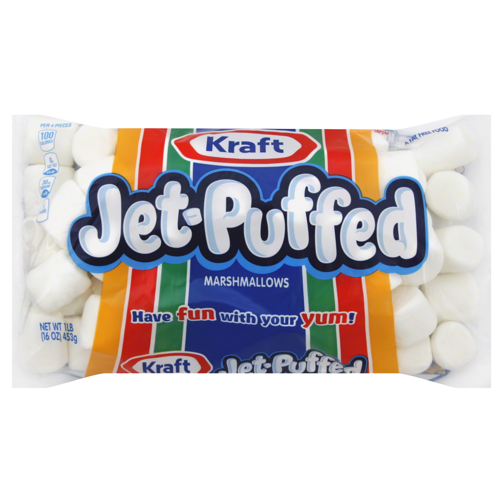 Kraft JetPuffed Marshmallows Mini, 16 oz. Food & Grocery Gum