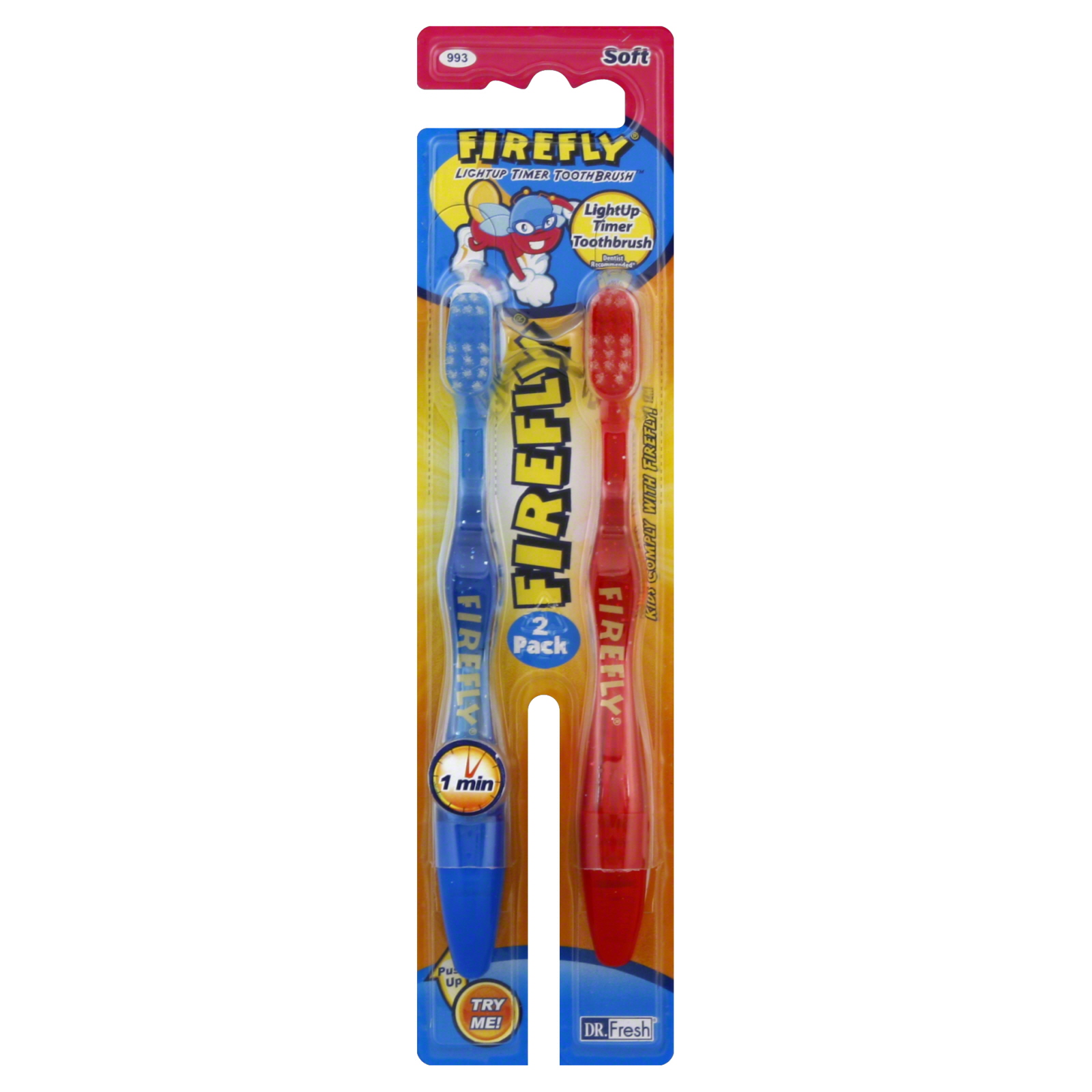 UPC 672935109938 Firefly Kids! Lightup Timer Toothbrushes